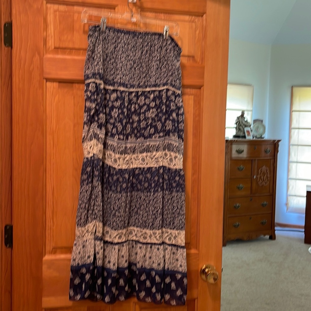Long spring prairie skirt